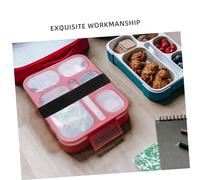 BESTOYARD 4 Piezas Unidades Correas Elásticas para Fiambreras Bandas Ajustables de Nylon para Asegurar Cajas de Almuerzo Cintas Flexibles para Contenedores de Comida Resistentes y