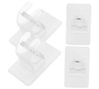 BESTOYARD 4Piezas Soporte Adhesivo para Barra Instalación sin Perforar para Dormitorios y Cocinas Moderno y Práctico
