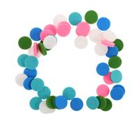 BESTOYARD 500 Unidades Almohadillas de Algodón Redondas para Aromaterapia sin Olor, Compatibles Collares y Coches, Envueltas Individualmente Fugas