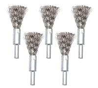 BESTOYARD 5piezas Cepillo de Alambre Acero Inoxidable para Taladro Eléctrico Cabezal de Limpieza y Pulido Útil para Metales y Superficies Rugosas Accesorio Duradero para Taller