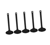 BESTOYARD 5piezas Cucharas De Sopa De Estilo Japonés Mango y Textura De Caparazón De Tortuga Para Cocina Para Sopa y Hotpot