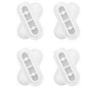 BESTOYARD 8 Piezas Amortiguadores de Asiento de Inodoro, Kit de Reemplazo | Plástico, Instalación Fácil, Resistencia al Impacto y Durabilidad, para Baño Doméstico Estilo Moderno