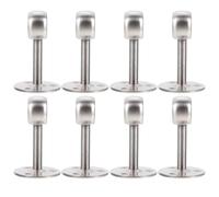BESTOYARD 8 Piezas Soporte para Barra de Cortina y Armario de Acero Inoxidable Gran Capacidad y Diseño Silencioso para Uso Personal y Profesional