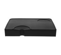 BESTOYARD Alfombrilla de Silicona Negra para Máquina de Café y Espresso Resistencia al Calor y Distribución Uniforme de Presión para Uso en Cocina y Cafetería
