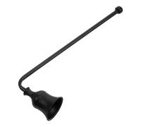BESTOYARD Apagavelas de Aluminio Negro Elegante para Uso Diario y Sesiones de Meditación con Diseño Manual y Solución sin Humo para Apagar Velas
