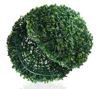 BESTOYARD Bola Topiaria Artificial de Plástico Verde, Pelota de Hierba de Simulación de 33cm para Decoración de Jardín Interior y Exterior, Adecuado para Colgar en Árboles