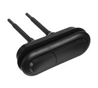 BESTOYARD Botón de Repuesto Negro para Inodoro, Pulsador Rectangular