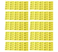 BESTOYARD Calcomanías y Productos Electrónicos Fuerte Adhesión para 500 de Advertencia Estáticas de Papel Amarillo Discos Duros y Cajas