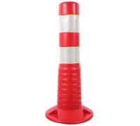 BESTOYARD Columna de Advertencia de Seguridad Reflectante Posición Ajustable de Plástico para Instalación de Tráfico y Protección Vial