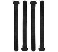 BESTOYARD Correas de Fijación Tornillos para Patines de Hielo y Snowboard Negras de PVC Fáciles de Instalar y Antideslizantes, Paquete de 4 Piezas para Deportes de Invierno