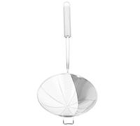 BESTOYARD Cuchara Coladora de Acero Inoxidable 304 Resistente al Desgaste Mango Antiescaldaduras para Filtrar Aceite y Escurrir Pasta en Cocina