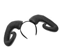 BESTOYARD Diadema Creativa de Espuma Negra Cuernos para Adultos, Accesorio Divertido y Original para Fiesta de Halloween y Disfraces de Bruja