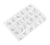 BESTOYARD Estabilizador Papel Hidrosoluble Soluble en Agua Cortable en Diferentes Tamaños para Bordado a Mano y Diy Adecuado para Tejidos Bordados y Accesorios de Costura