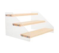 BESTOYARD Estante Organizador para Cocina Diseño Multicapa de Madera y Acrílico, Soporte de Exhibición Grande Adecuado Hogar y Almacenamiento