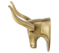 BESTOYARD Gancho de Pared Diseño de Buey Vintage de Aluminio | Montaje Mural, Uso en Casa y Cocina, Soporte Firme, Estilo Retro Animal, Acabado Antiguo