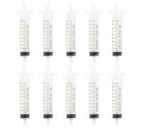 BESTOYARD Jeringa de Plástico para Medición de Líquidos de 10ml, Diseño Simple, 30 Piezas sin Aguja, Adecuado para Alimentación de Mascotas y Medición Precisa
