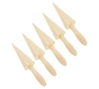 BESTOYARD Juego de 5 Moldes de Plástico para Conos de Helado Forma Cónica, Fácil Limpieza y Moldeado Consistente para Repostería y Postres