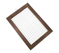 BESTOYARD Marco de Plantación para Helechos de Madera y Acero Inoxidable 304, Rectangular, Color Café, para Pequeñas Plantas, Decoración del Hogar y Jardinería