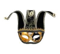 BESTOYARD MáScara Veneciana Hombre Carnaval PláStico Ligero Disfraz Fiesta Antifaz Veneciano 13X6.7 Pulgadas DiseñO Europeo Tradicional