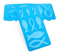 BESTOYARD Molde de Silicona Flexible 8 Cavidades en Forma de Pez para Pasteles y Jabones Hechos a Mano, 2 Piezas, Antiadherente Adecuado para Repostería DIY y Restaurantes