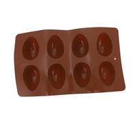 8 Forma De Hacer Chocolate Favores De La Fiesta De Pascua Moldes De Silicona En Forma De Huevo Chocolate Bricolaje Huevo De Pascua De Silicona De Cacao Conejos Vela