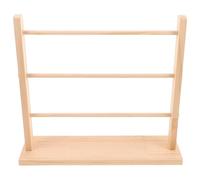 BESTOYARD Organizador de Estantes para Cintas de Madera Natural Configuración Multicapa, Adecuado para Almacenar y Exhibir en Talleres de Costura y Floristería