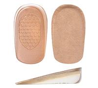 BESTOYARD Plantillas de aumento de altura invisible de 3 cm Medias plantillas para absorción de impactos Altura del talón L (albaricoque)