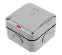 BESTOYARD Pulsador Exterior para Control de Botón de Pared para Apertura de Puerta de Garaje y Portón Eléctrico Resistente para Uso Baños y Jardines
