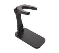 BESTOYARD Soporte Plegable para Lector de Códigos Negro de Plástico, Diseño Compacto y Ahorrador de Espacio para Actividades de Inventario y Biblioteca