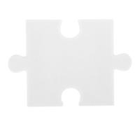 BESTOYARD Tablero de Fieltro para Pared en Forma de Puzzle Blanco, Tablón de Mensajes Decorativo y Expositor Innovador para Oficina y Escuela