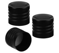 BESTOYARD Tapas de Botellas de Aluminio Negro 3 Piezas Sello Seguro y Diseño Estético para Uso Doméstico y Protección contra Fugas