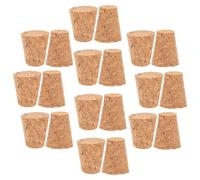 BESTOYARD Tapones de Corcho de Madera 20 Accesorios Creativos y Fáciles de Almacenar para Botellas de Cerveza y Botellas de para Manualidades y Bricolaje