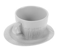 BESTOYARD Taza de Café de Cerámica de 220ml Diseño Simple y Líneas Bonitas, Adecuado Hogar y Restaurante, para Té y Desayuno