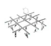 BESTOYARD Tendedero De Ropa Plegable Pinzas Perchero Retráctil Resistente Al Viento y Antioxidante para Colgar Calcetines y Ropa Pequeños