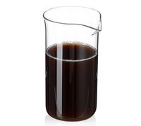 BESTOYARD Vaso de Vidrio de 350ml Accesorio Portátil y Fácil de Instalar para Prensa de Café para Cafetera y Té