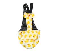 BestParts Pañales ajustables impermeables y reutilizables, pañales de tela para aves de corral para ganso de mascotas de granja, pato de mascotas, pollo para mascotas, (pato amarillo, S (0.5-1.5