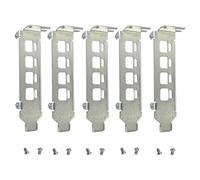 BestParts Paquete de 5 soportes genéricos de perfil bajo de repuesto para NVIDIA Quadro K1200 NVS 510 P400 P600 P1000 con tornillos