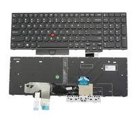 BestParts Teclado de repuesto para laptop Lenovo Thinkpad P15 Gen1 P17 Gen1 T15g Gen1 US Layout marco negro con TrackPoint 5N20Z74785 5N20Z74859 5N20Z74822 5M10Z54311 5M10Z54312 5M10Z54312 5M10Z54312