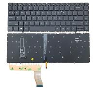 BestParts Teclado retroiluminado de repuesto para laptop HP EliteBook 1050 G1, ZBook Studio G5 US Layout negro sin marco