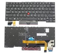 BestParts Teclado retroiluminado para laptop con TrackPoint de repuesto para Lenovo Thinkpad X13 Yoga Gen1 tipo 20SX 20SY y X390 Yoga Type 20NN 20NQ
