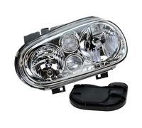 BESTPRICE 1x Faro delantero Faro principal izquierdo (lado del conductor) con luz antiniebla Compatible con VW GOLF 4 (1J1), GOLF 4 Cabriolet (1E7), GOLF 4 Variant (1J5)