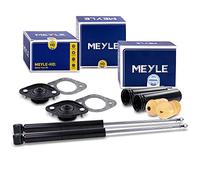 BESTPRICE 2x Amortiguador de gas a presión puntal trasero bitubo incl. soporte de puntal y juego de protección contra el polvo, compatible con BMW Serie 3 (E36) BMW Serie 3 (E46)