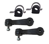 BESTPRICE 2x Barra estabilizadora delantera, longitud 105mm Compatible con AUDI A3 (8L1), SEAT LEON (1M1), TOLEDO II (1M2), SKODA OCTAVIA 1 (1U2) (1U5), VW BORA I (1J2) (1J6), Golf 4 (1J1) (1J5)