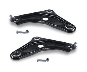 BESTPRICE 2x Brazo de control del eje delantero inferior izquierdo y derecho compatible con FORD GALAXY II (WA6),MONDEO Mk4,S-MAX (WA6),VOLVO S60 II (134),S80 II (124),V60 I (155,157),V70 III (135)