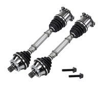 BESTPRICE 2x Eje de transmisión delantero izquierdo y derecho, compatible con AUDI A4 B6 (8E2), A4 B6 Avant (8E5), A4 B6 Cabriolet (8H7), A4 B7 (8EC), A4 B7 Avant (8ED), SEAT EXEO (3R2), EXEO ST (3R5)