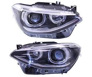 BESTPRICE 2x faros bi-xenon Faros delanteros Faros principales izquierda + derecha Compatible con BMW Serie 1 (F20), 1 (F21)