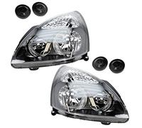 BESTPRICE 2x Faros delanteros Faros principales izquierda + derecha Compatible con RENAULT CLIO 2 (BB_, CB_), CLIO 2 Van/Hatchback (SB0/1/2_)