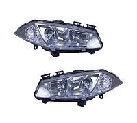 BESTPRICE 2x Faros delanteros Faros principales izquierda + derecha Compatible con RENAULT MEGANE 2