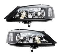 BESTPRICE 2x faros Faros delanteros Faros principales izquierda + derecha Compatible con OPEL ASTRA G,
