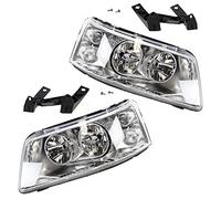 BESTPRICE 2x faros Faros delanteros Faros principales izquierda + derecha Compatible con VW MULTIVAN T5, TRANSPORTER T5